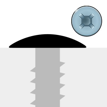 Image Vis à métal à tête évasée (truss) - prise Quadrex®